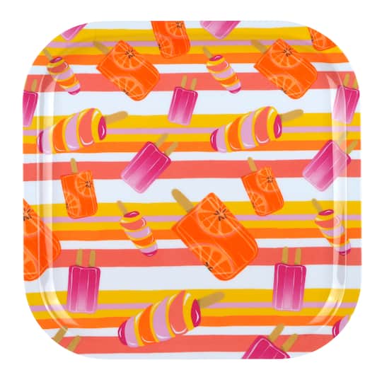 13&#x22; Pink Square Popsicle Tray by Ashland&#xAE;